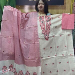 জামদানি তাঁতের থ্রিপিস Color 5