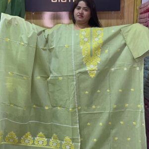 জামদানি তাঁতের থ্রিপিস Color 4