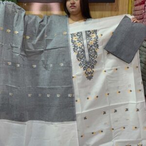 জামদানি তাঁতের থ্রিপিস Color 3