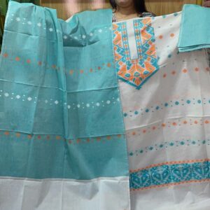 জামদানি তাঁতের থ্রিপিস Color 2